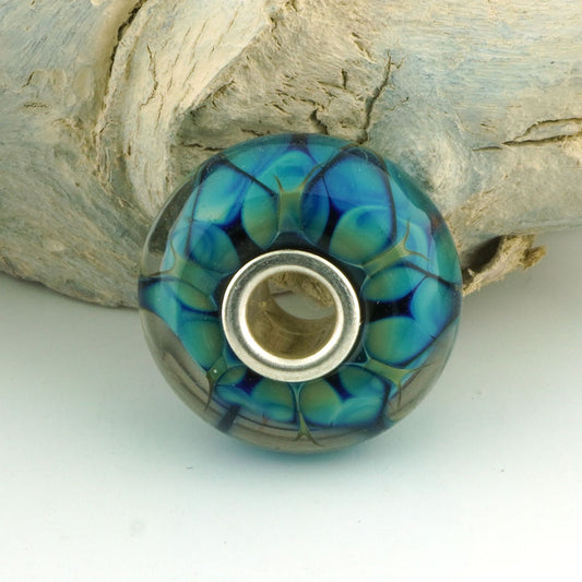 Kronos Diamond Silver Cored Charm Bead