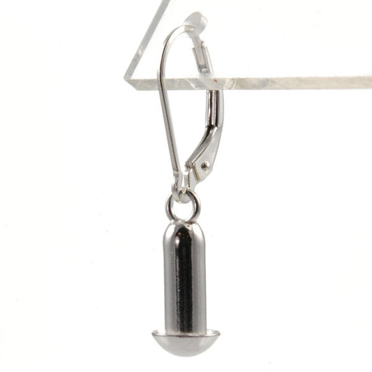 Sterling Interchangeable Bead Charm Earrings