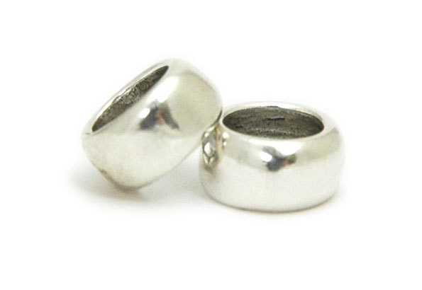 Smooth Rounded Band Spacer Big Hole Bead