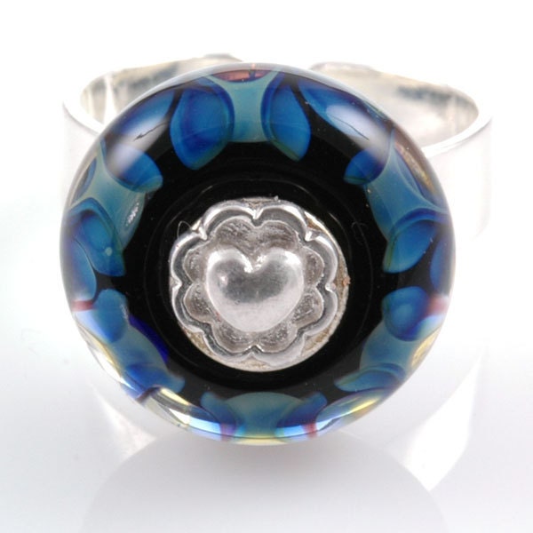 Sterling Silver Interchangeable Ring-fits European Charm Beads