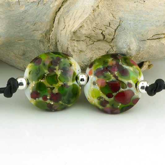 Silvered Olive Holiday Lentil Pair (S1059)
