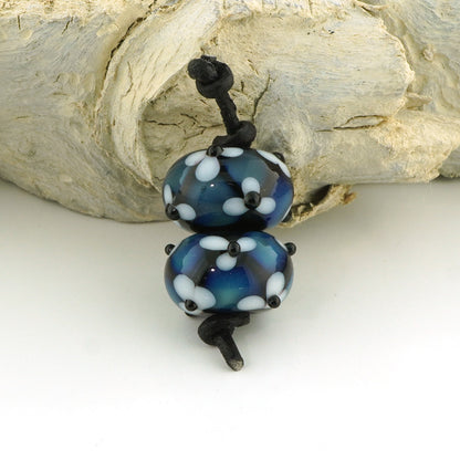 Kronos Blue Floral Lattice Pair (S0400-1069)