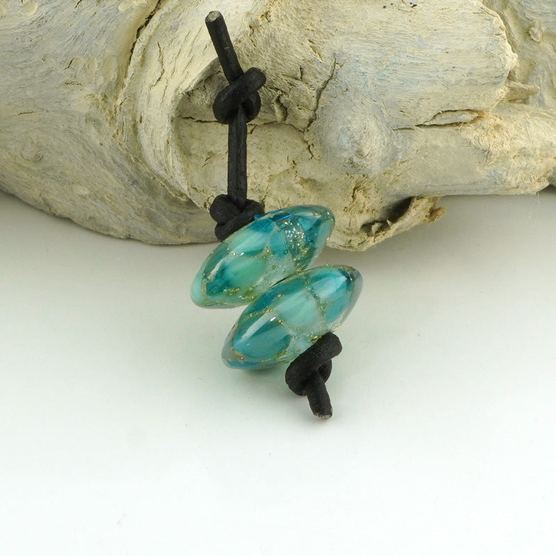 Silvered River Dance Small Disc Pair (S1070)