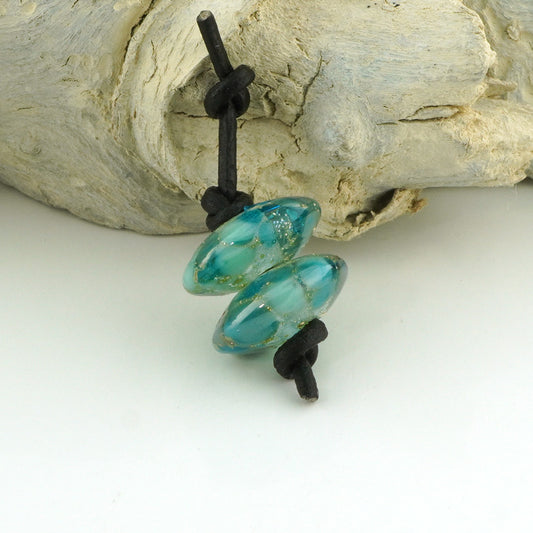 Silvered River Dance Small Disc Pair (S1070)