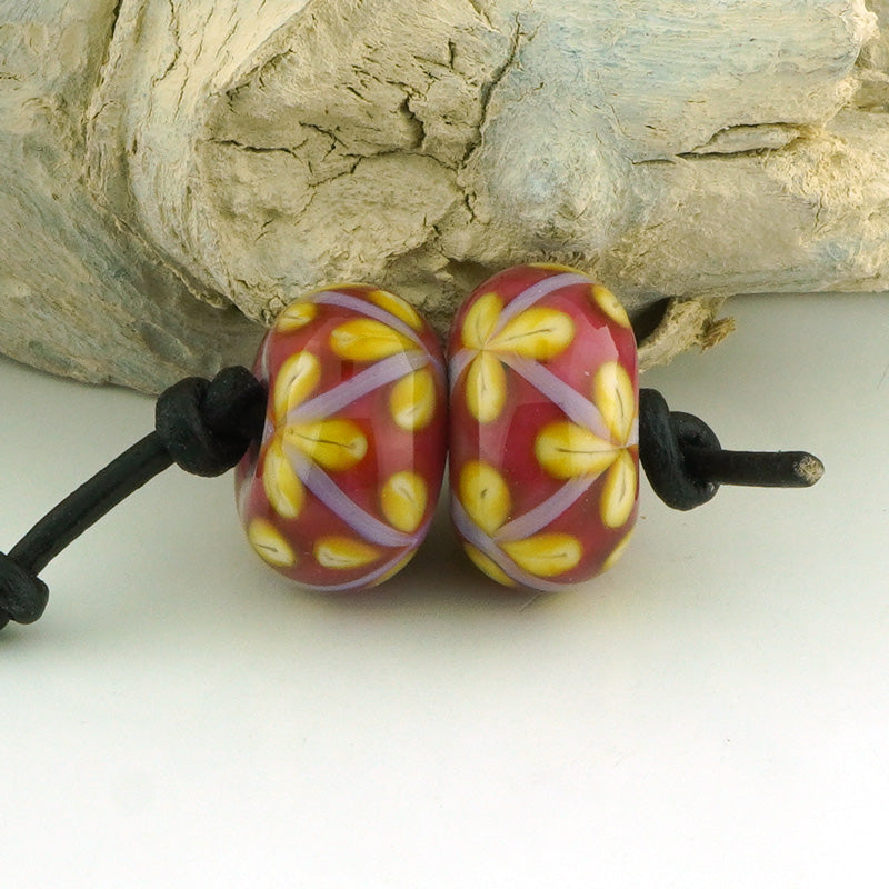 Rubino EDP Floral Lattice Earring Pair (S976)