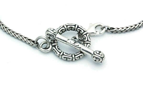 Toggle Sterling Bracelet European Charm Bead Interchangeable