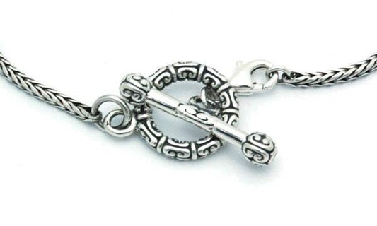 Toggle Sterling Bracelet European Charm Bead Interchangeable