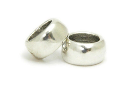Smooth Rounded Band Spacer Big Hole Bead