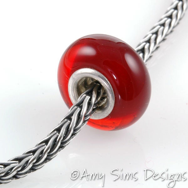 Foxtail Bracelet for European Charm Beads Interchangeable Sterling Oxidized Foxtail Chain