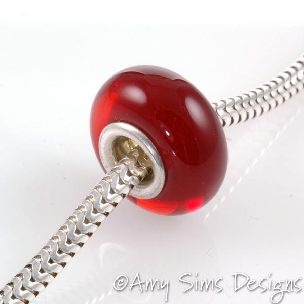Snake Bracelet for European Charm Beads Interchangeable Sterling Shiny Snake Chain