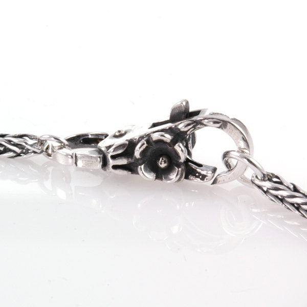 Trollbead style Double Lock Flower Clasp Sterling