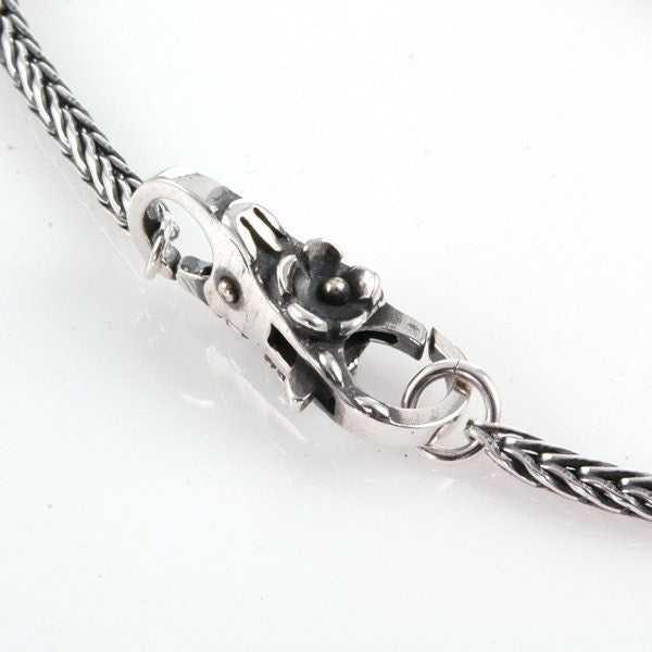 Trollbead style Double Lock Flower Clasp Sterling