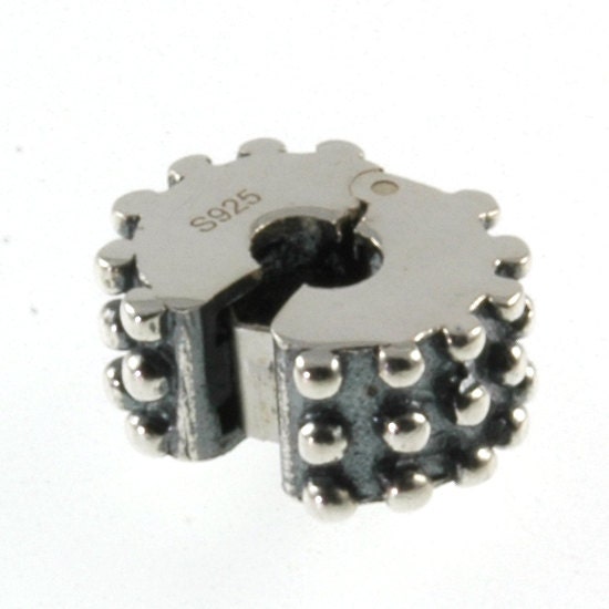 Sterling Silver Clip for European Charm Bracelets Bead