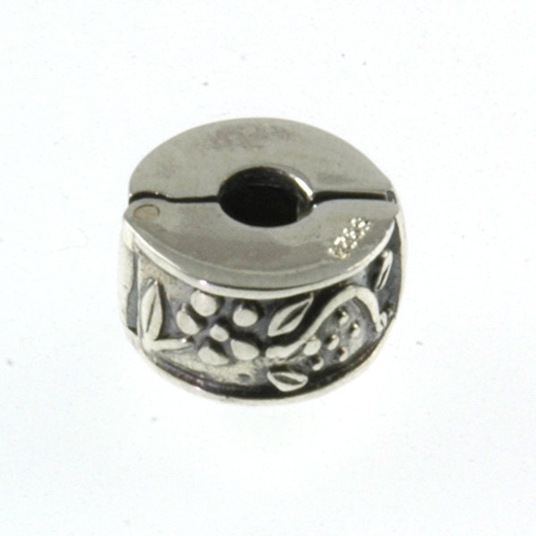 Sterling Silver Clip for European Charm Bracelets Bead-X0245