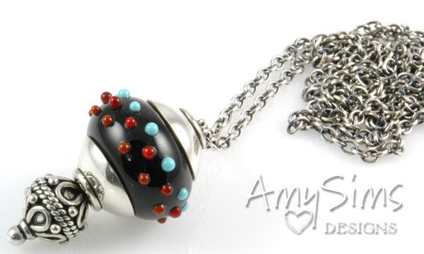 Sterling Lariat for Big Hole European Charm Beads