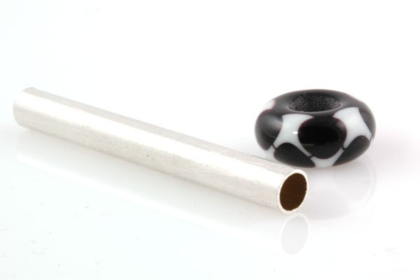 Silver Core for Lampwork Charm Bead