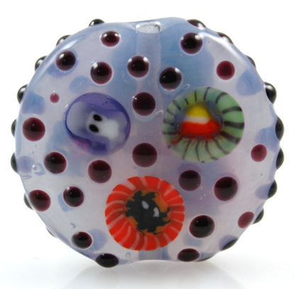 Halloween Fun Focal Lampwork Glass Bead